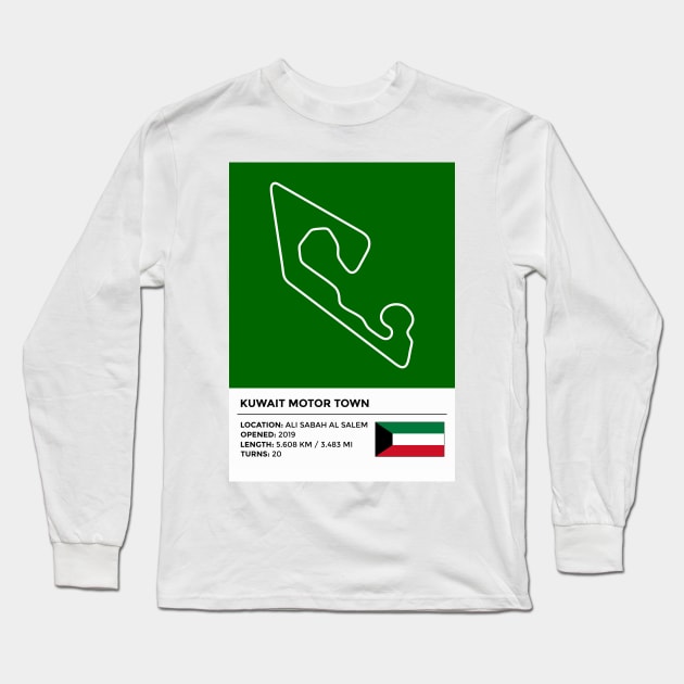 Kuwait Motor Town [info] Long Sleeve T-Shirt by sednoid